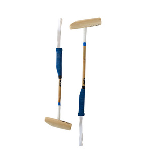 Mazas de polo hechas a mano con eje duradero y cabeza equilibrada, diseñadas para un entrenamiento confiable de velocidad de swing y para partidos. - Product Image 3