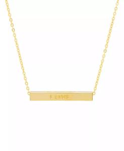 Collier plaqué or Amour, Foi, Croire, Béni | Macy's - Product Image 4