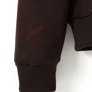 Sudaderas con cremallera de pedrería, mezcla de algodón de alto gramaje, ropa casual de estilo urbano, fabricante, proveedor de fábrica - Product Image 3