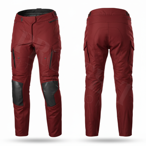 Pantalon de moto tendance en textile streetwear, imperméable, avec protections, respirant, pour la course en extérieur, avec protections pour les genoux - Product Image 6