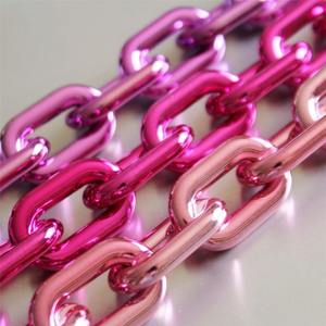 Cadenas de resina personalizables de gran tamaño y colores claros, disponibles en varios colores. - Product Image 5