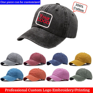 Unisex Custom Vintage Washed Cotton Baseball Cap Adjustable Distressed Dad Hat Casual Outdoor Sun Visor - Product Image 6