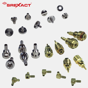 Piezas de Latón Mecanizadas por CNC Personalizadas, Carcasa de Conector RF Torneada con Precisión - Product Image 4