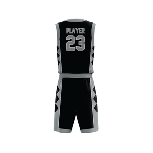 Ensemble de maillots et shorts de basketball professionnels pour hommes, grande taille, logo personnalisé imprimé, maille respirante - Product Image 5