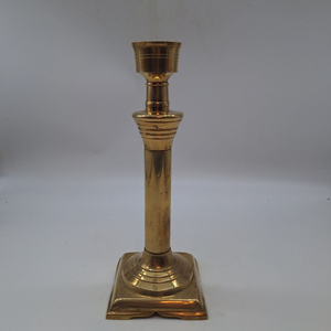 Porte-bougie en laiton vintage, objet décoratif, support de bougie en or antique pour la décoration de la maison, du bureau et du salon - Product Image 3
