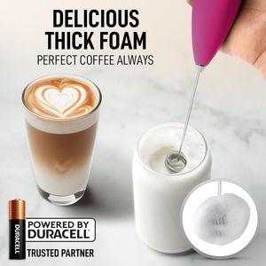 Mousseur à lait manuel puissant pour café, lattes, matcha, chocolat chaud, cappuccinos, crème fouettée - Product Image 3