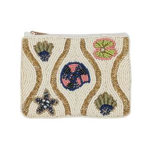 Elegante Monedero Bordado con Cuentas, Hecho a Mano, Regalo para Mujer, Cumpleaños, Aniversario, Estilo Clásico, Colores Mixtos, Uso Diario, Vintage - Product Image 1