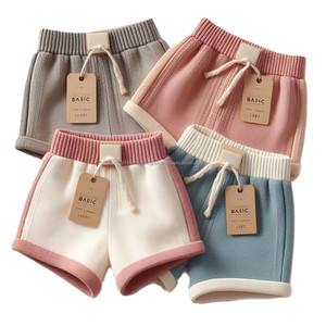 Short Chino à motifs exclusifs pour filles Pantalon court décontracté en coton tricoté à haute élasticité XS-XXXL de grande taille en gros - Product Image 2