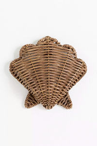 Arte náutico artesanal con conchas marinas, decoración de ratán, fibra vegetal natural para habitación infantil, diseño estético. - Product Image 2