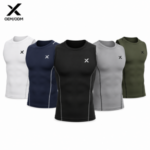 Camisetas de Compresión Personalizadas para Hombre X Sports City, Mezcla de Poliéster y Elastano, Alta Demanda, Ropa Deportiva OEM/ODM, Venta Caliente - Product Image 1