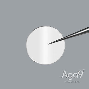 Placa de Diamante Redonda de Cristal Único Aga9 de 10 mm de Diámetro, Pulida por Ambos Lados, 0.4 mm de Espesor - Product Image 2