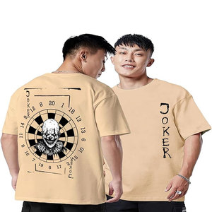 Nouveau design coton de qualité et de luxe coupe ample petite épaule tombante marque vierge hommes t-shirt surdimensionné - Product Image 1