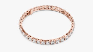 Pulsera de tenis de plata 925 con moissanita de formas mixtas, estilo elegante para compromiso, joyería fina para mujer, regalo de aniversario - Product Image 1