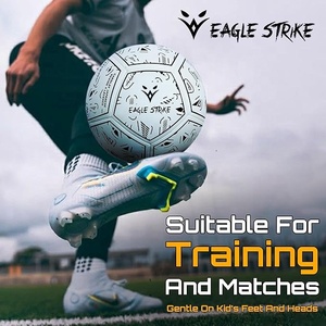 Balón de Fútbol Personalizado Eagle Strike, Diseño Blanco y Negro, Tamaño 5 para Entrenamiento, Durable - Product Image 2