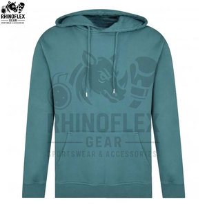 Sudadera con Capucha Oversize Casual para Hombre, 100% Algodón, Básica con Bordado, Teñido Liso, Prenda Exterior para Invierno - Product Image 6