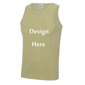 Débardeur de fitness sans manches coupe ajustée décontracté pour hommes magnifique impression et conception de logo personnalisé haut de gymnastique de musculation en coton BD - Product Image 5