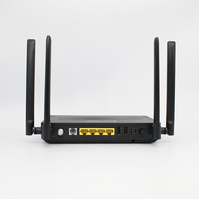 OEM Wifi6 Xpon ONU 4GE+1TELDual Band 2.4G&5G 1800Mbps English APC Xpon ONT
