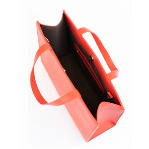 Bolso Tote de Mujer de Primera Calidad, Cuero Genuino, Gran Capacidad, Forro de PU, Bolso de Hombro, Bolso Casual, Bolso de Mano, para Oficina - Product Image 6