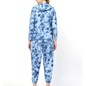 Chándal Deportivo Personalizado de Alta Calidad para Mujer, Sublimado, Largo y Casual, con Capucha, Diseño de Patrón Sólido, Últimos Estampados - Product Image 2