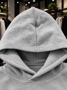 Nouveau Sweat à Capuche Premium Gris Délavé 2026 avec Logo Graphique Blanc Imprimé et Poche Kangourou – Sweat Personnalisé pour Homme - Product Image 4