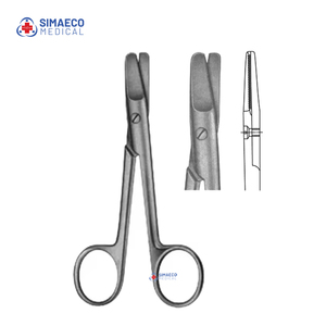 Tijeras manuales Harvey para alambres y placas, tamaño 125 mm, para corte, disección y manipulación de tejidos en cirugía general - Product Image 2