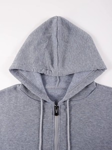 Sudadera con capucha profesional para mujer, nueva, con cremallera, cálida, de forro polar, informal, para otoño, con bolsillos, estilo urbano, ropa deportiva. - Product Image 3