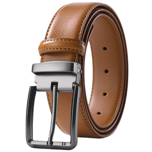 New Fashion Men's Genuine Leather Belts Designer Belt for Man Pin Buckle with Leather Strap Business <b>Dress</b> Male Belts - Product Image 4
