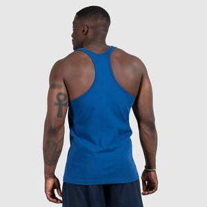 Camiseta sin mangas de fitness para hombre con logo personalizado 2026, la mejor calidad, de poliéster lavado a la piedra, para deportes, culturismo, gimnasio y running. - Product Image 4