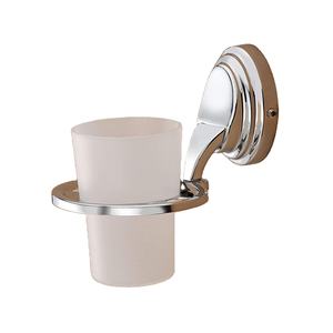 Étagère en acier métallique porte-brosse à dents salle de bain organisateur porte-brosse multi revêtu d'or porte-gobelet durable - Product Image 1