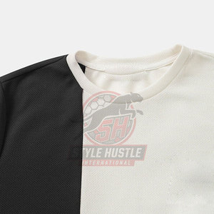 Camiseta de algodón 100% para hombre, precio económico, venta al por mayor, logotipo personalizado impreso, corte holgado, para venta en línea - Product Image 3