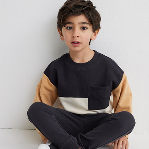 High Quality Cotton Sweatshirt for Boys Winter Full <b>Zip</b>-<b>up</b> Custom Blank Design Casual Style Anti-Shrink Knitted Fabric for Kids - Product Image 2