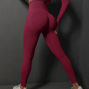 Leggings Deportivos Sin Costuras de Nuevo Diseño 2026, Pantalones de Yoga para Mujer, Cintura Alta, Levanta Glúteos, Ropa Deportiva - Product Image 1