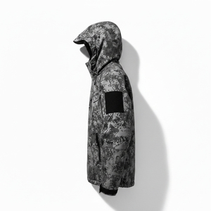 Wholesale Men <b>Camo</b> Hunting <b>Jacket</b> Wear Resistant Silent Softshell Coat Waterproof Breathable Wildlife Hunting Outerwear - Product Image 3