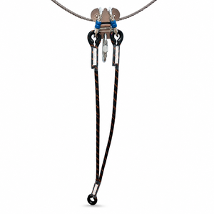 Poulie de zipline en acier inoxydable pour parc d'aventure, ligne de vie horizontale, câble de 13 mm max, charge de rupture 15 kN, HM SS989 - Product Image 5