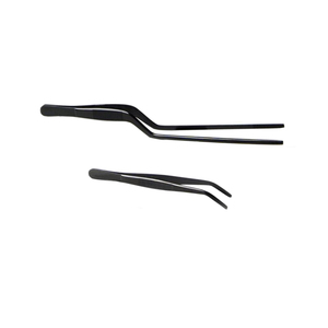 Pince de cuisine professionnelle en acier inoxydable de qualité alimentaire, demi-rouge, pour placage, 20 cm, modèle standard – Offre spéciale - Product Image 1
