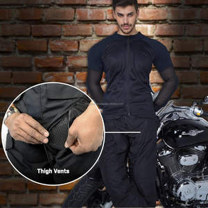 Pantalones de Motociclismo con Protección CE, Malla Textil, Pantalones de Protección para Moto, Equipo de Turismo, Impermeables, Resistentes al Viento y Transpirables - Product Image 4