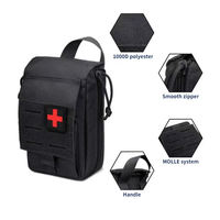 Pochette tactique, organiseur utilitaire en tissu pour kits de survie en plein air, trousse de premiers soins d'urgence pour la randonnée et la chasse