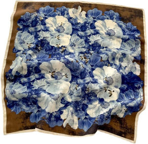 Foulard carré en soie personnalisé pour femme, avec logo OEM imprimé, bandana en satin, écharpe de cou, accessoire de mode luxueux, doux et léger - Product Image 1