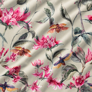 Wholesale Water Resistant Organic Digital Printed Cotton Flex Slub Fabric Summer Dresses Eco-Friendly Roll Women Clothing - Product Image 4
