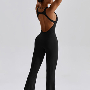 Ropa de Gimnasio Ligera Personalizada al por Mayor, Ropa de Yoga, Ropa Deportiva, Mono de Yoga para Entrenamiento, Mono de Yoga de Una Pieza para Mujer - Product Image 4