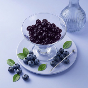 Perles de boba éclatantes aux myrtilles de Taïwan, billes de jus fruitées éclatantes, garniture 3,4 kg pour les fournitures des salons de thé et des bubble tea - Product Image 3
