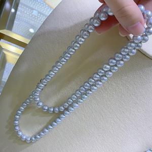 Collier de perles naturelles vert paon, grossistes fabricants, perles nues à grosses particules, brillance intense, qualité supérieure, sans défaut - Product Image 2