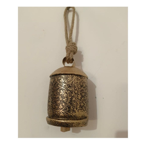Juego de 3 Campanas Decorativas de Metal Inspiradas en el Estilo Tibetano, Campanas Decorativas de Meditación y Armonía con Cuerda de Yute para Colgar - Product Image 6