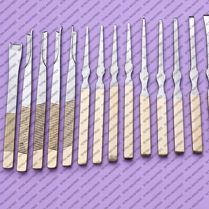 Tetra Industries – Kit de 18 instruments de rhinoplastie et d'ostéotomie, instruments de chirurgie nasale manuels en acier inoxydable CE MOL - Product Image 2
