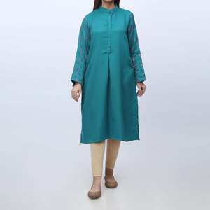 Chemise en acrylique brodée PW3011 1PC Robe de cocktail élégante avec broderie complexe - Product Image 3