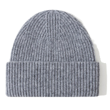 Red Ribbed Knit Beanie Hat Solid Color Warm Winter Adults 56-58CM Head Circumference <b>Plain</b> Style Short 100% Acrylic Computer - Product Image 2