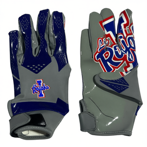 Durable American Football Receiver Lineman <b>Gloves</b> Non-Slip <b>Grip</b> Breathable Stretch Fit High Air Retention Adults & Youth - Product Image 1