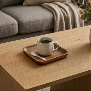 Irregular Wooden Serving <b>Tray</b> With Crackle Glaze Tea Cup And Sushi Dish Wabi Sabi Design Handmade Dishes at factory By UO INDIA - Product Image 4