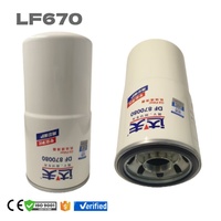 Alto Rendimiento 	 Fabricación de Filtros de Aceite 	 P551670 	 Lf16015 	 Papel para Filtro de Aceite 	 Lf9001 	 3304232 	 Filtro de Aceite para Automóvil 	 LF670 	 3889311