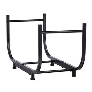 30in Rustproof Firewood Rack Indoor Outdoor Storage Holder Stable <b>Log</b> <b>Decor</b> Organiser for Fireplaces Fireplace Sets Accessories - Product Image 2